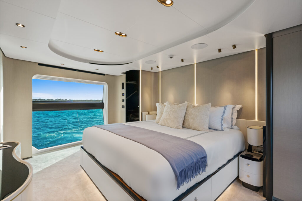 luxury yacht charter stateroom